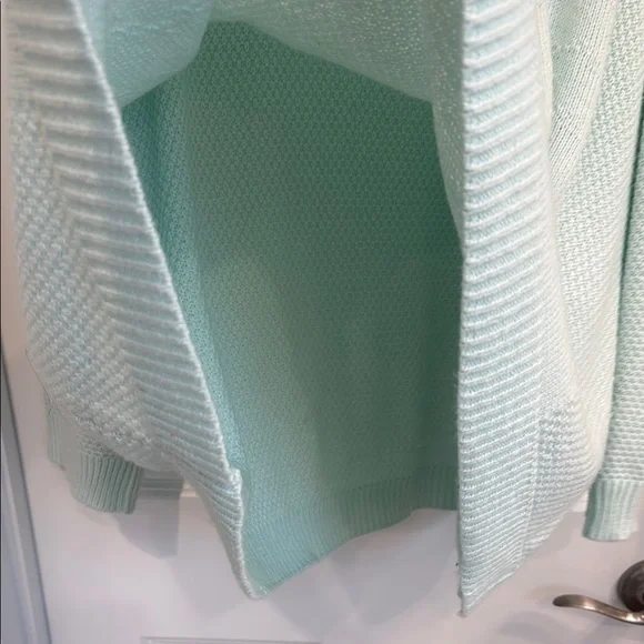Torrid Mint Green V-Neck Oversized Sweater, 2X - Picture 6 of 7